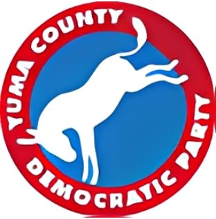Yuma County Democratic Party logo, donkey silhouette.